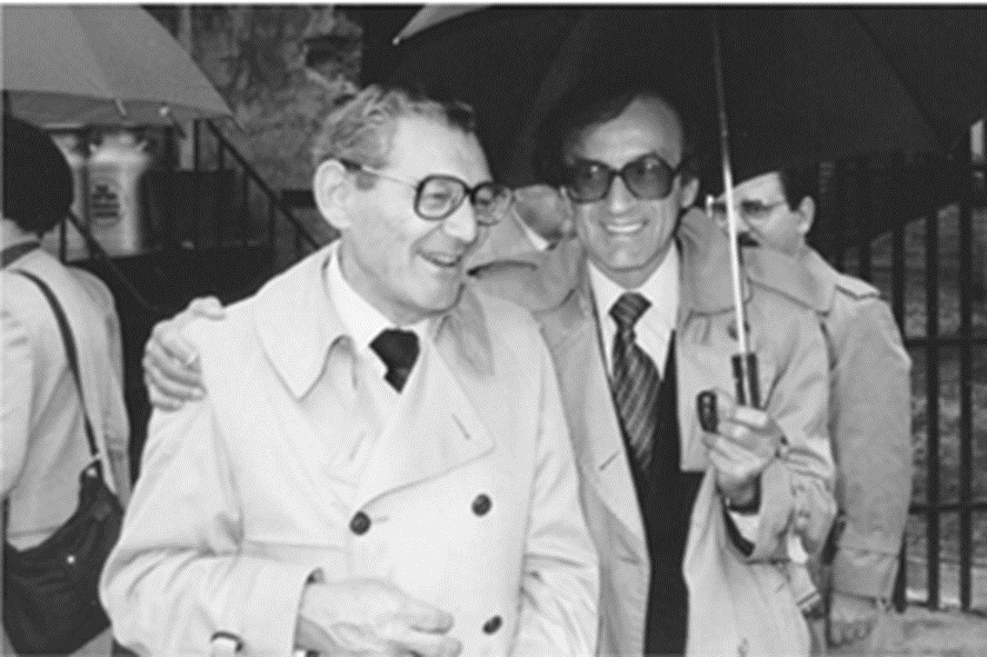 Sigmund Strochlitz and Elie Wiesel